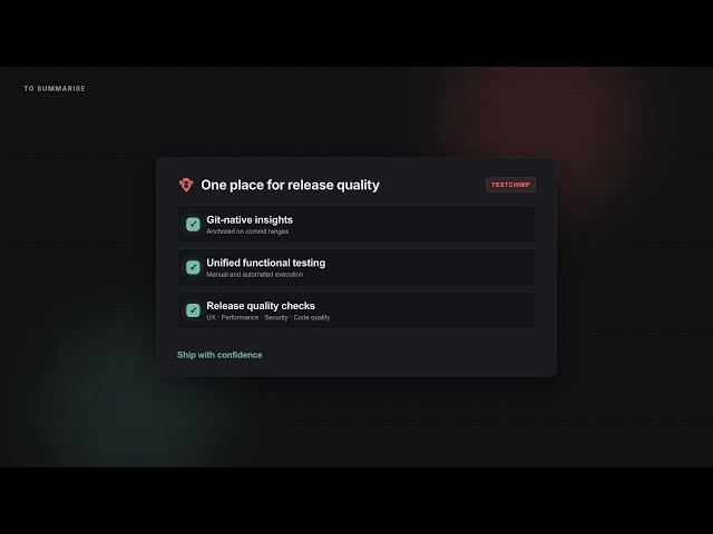 Git-Native Release Governance for Agent-Driven Teams - TestChimp