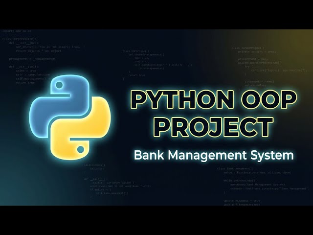 I Built a Bank System Using Python OOP | Full Project #python#pythonprojects#coding#programming#bank