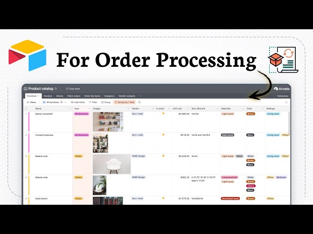How to use Airtable for order processing (Basic Workflow Setup)