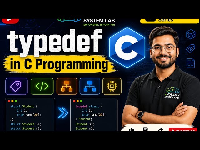 typedef in C Programming | Complete Tutorial for Beginners | C Programming Series
