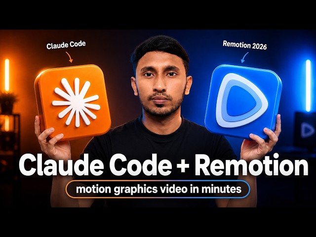 Stop Animating Manually: Use Claude Code & Remotion