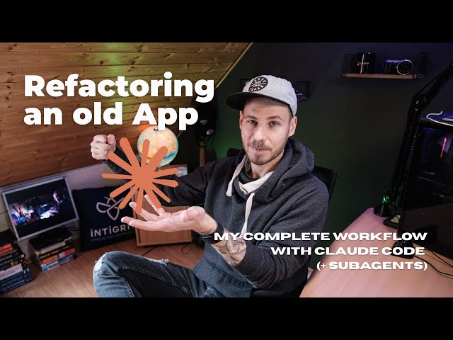 Refactoring an old App | Claude Code | Full Senior Developer Workflow