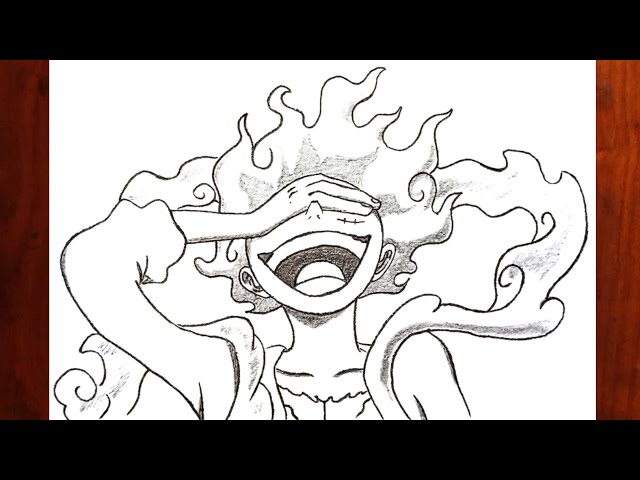 Drawing Tutorial | How To Draw Luffy Gear 5 Nika | Easy Anime Drawing