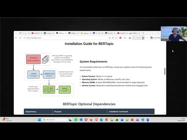 NLP - Topic Modeling sous Python avec « BERTopic »