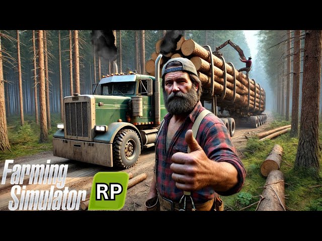 🌲 | FS25 LOGGING | 🌲 Starting My Dream Logging Company with JUST a Chainsaw, Pickup & 500$ 🚜💰🪚