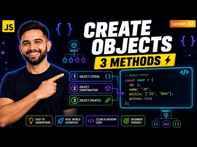 How to Create Objects in JavaScript | 3 Methods Explained Simply