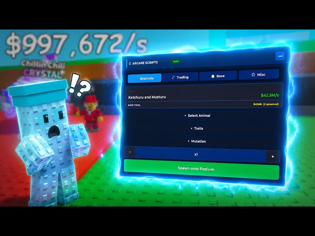 (NEW) Steal A Brainrot Script ● Brainrot Spawner ● Trader & More⚡