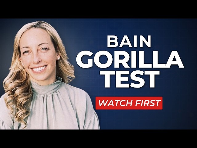 Bain Gorilla Test: 4 Example Questions (Watch Before You Take It)