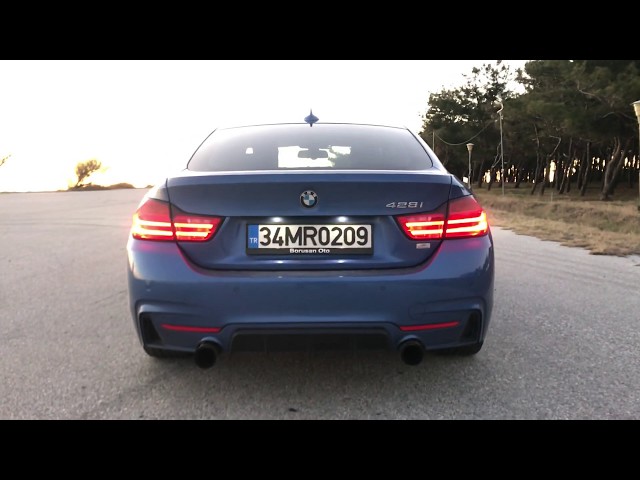 BMW 428i F36 / Turboback Exhaust System / Revs & Acceleration