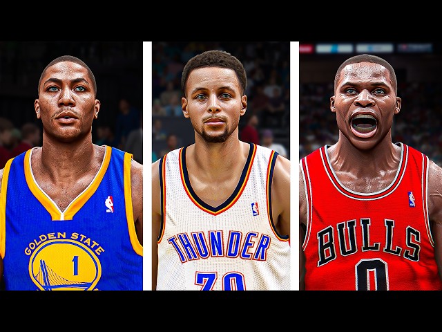 I Swapped Curry, Rose, and Westbrook's Careers