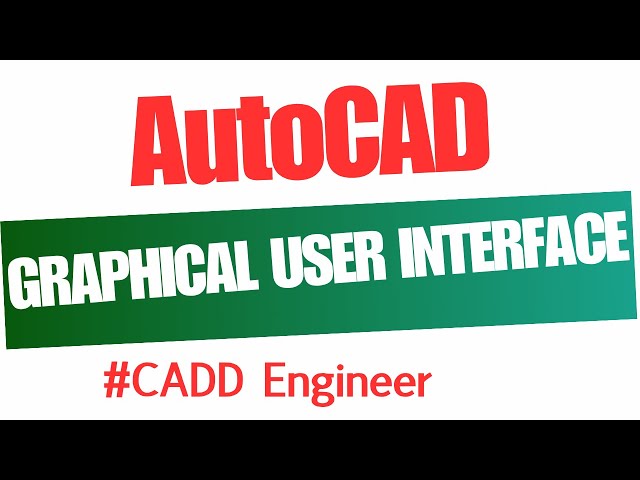 AutoCAD Interface Explained | Complete GUI Tour for Beginners