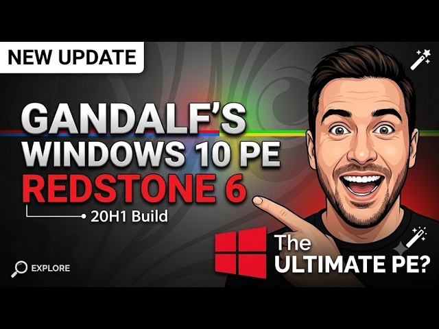 How to Download & Setup Gandalf’s Windows 10 PE Redstone 6 on PC (2026)