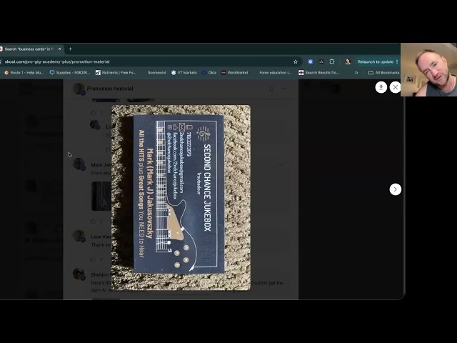 Business card design tips for solo musicians