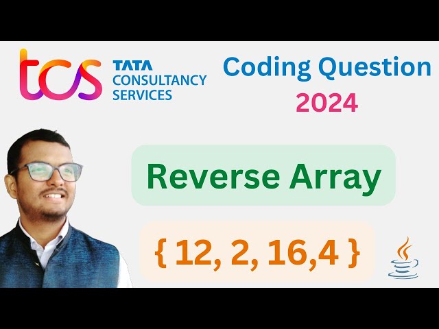 Reverse a given Array || TCS NQT 2024 preparation || Java || Hindi