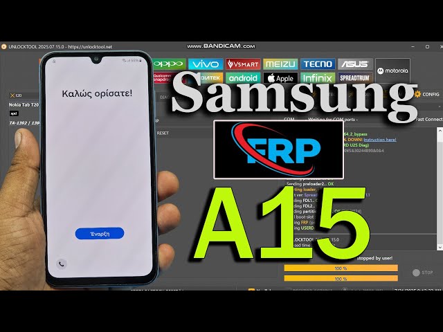 Samsung Galaxy A15 Frp Bypass Unlock tool Via Test Point