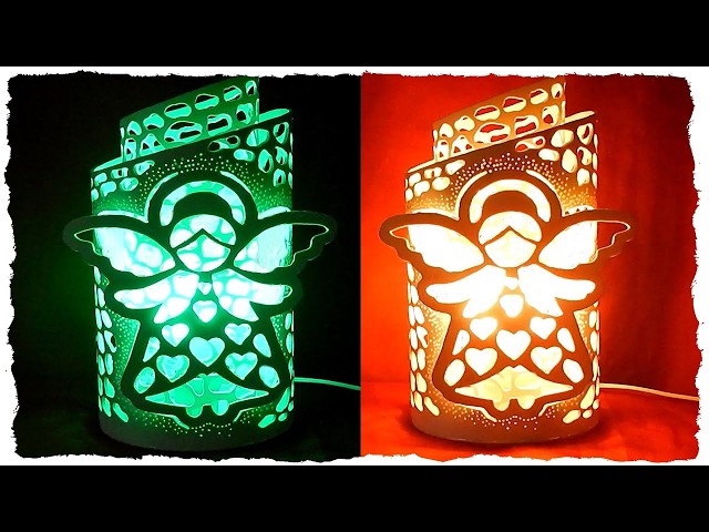 Learn how to make a PVC lamp