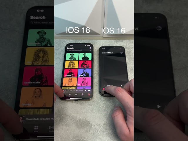 iOS 18 vs iOS 16 - HUGE Difference! 😲🔥 (WAIT for the END) #iOS18 #iOS16 #AppleUpdate #iPhone