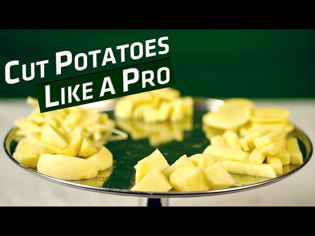 अलग-अलग shape और size के आलू काटें आसानी से | Different Ways To Cut Potatoes | Basic Cooking