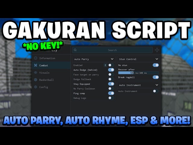 NEW Gakuran Script | KEYLESS With Auto Parry, Auto Rhyme, & More!