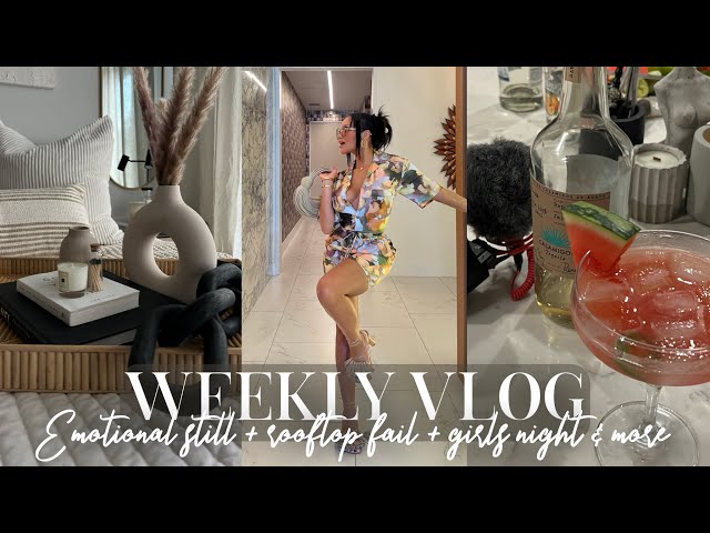 WEEKLY VLOG! EMOTIONAL STILL + ROOFTOP FAIL + GIRLS NIGHT + ERRANDS & MORE | ALLYIAHSFACE VLOGS