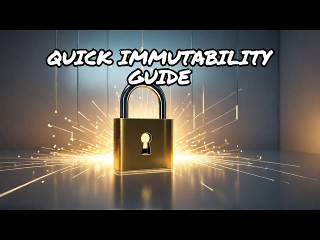 Immutability EXPLAINED in 5 Minutes! (Implemented in Java)
