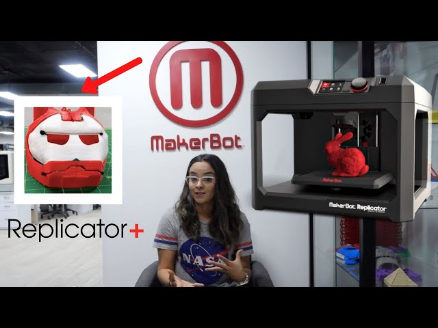 Impresora 3D Makerbot Replicator+ ¡Fácil y poderosa! // Imprimo casco Iron Michis