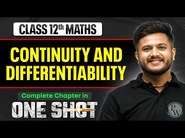 Continuity And Differentiability Class 12 One Shot 🔥| NCERT Revision | Maths Chapter 5 | VIJETA 2026