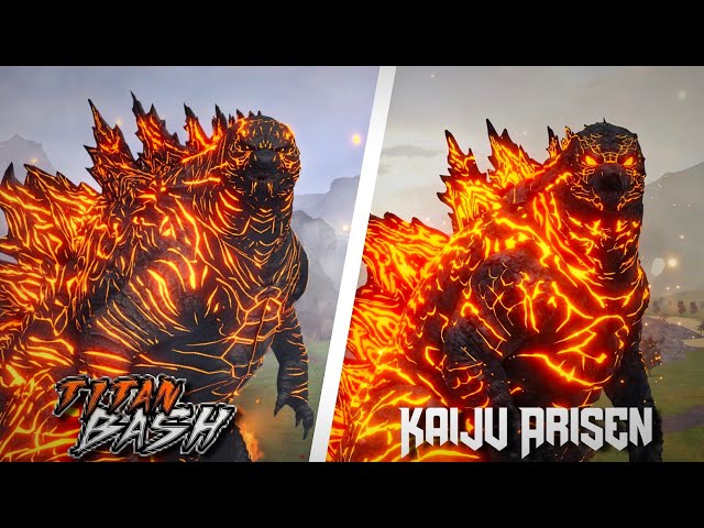 Thermonuclear Godzilla Comparison! | Titan Bash VS Kaiju Arisen | Roblox 