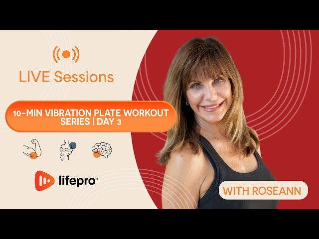 12 Days of Christmas DAY 3: Seated Upper Body & Core | 10-Min Vibration Plate Workout
