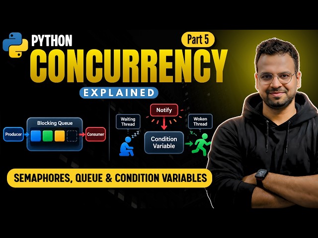 Multithreading Explained | Semaphores, Blocking Queue & Condition Variables