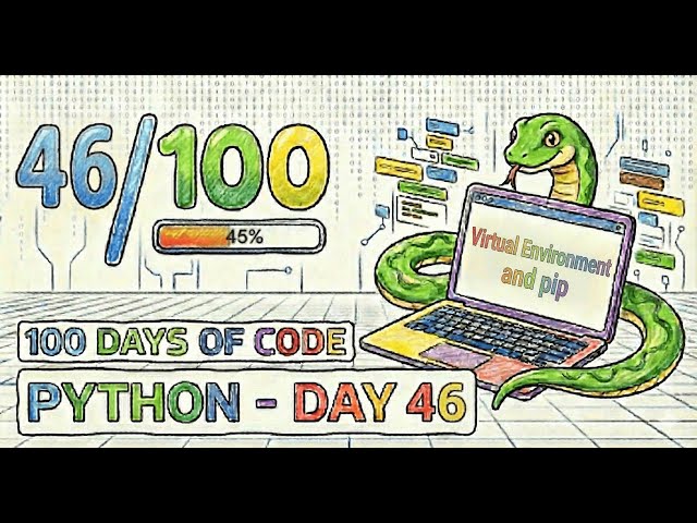 100 Days of Python – Day 46: Virtual Environment and pip in Python Explained
