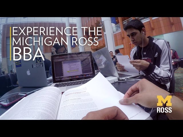 Experience The Michigan Ross BBA
