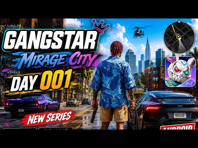 Gangstar Mirage City Gameplay Android 🔥 | Ultra Graphics Open World Game 💯 #OpenWorld #gameplay