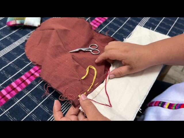 Randa embroidery tutorial: How to alternate thread colors