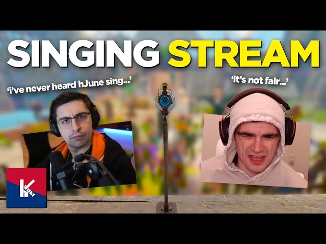 hJune singing at the Rust Kingdoms talent show...