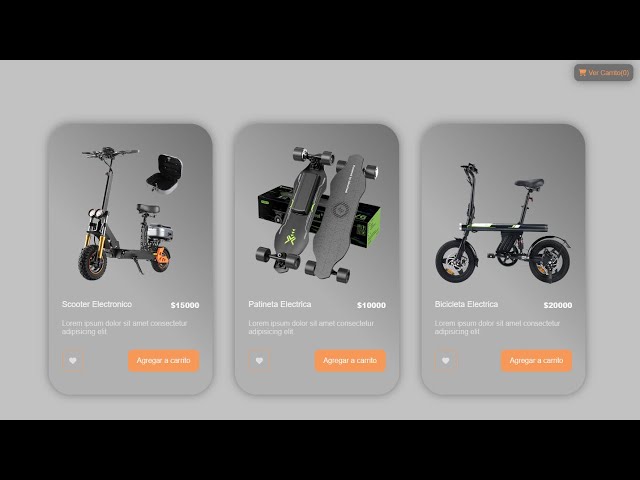 como HACER un CARRITO de COMPRAS en HTML y CSS y JAVASCRIPT 😱