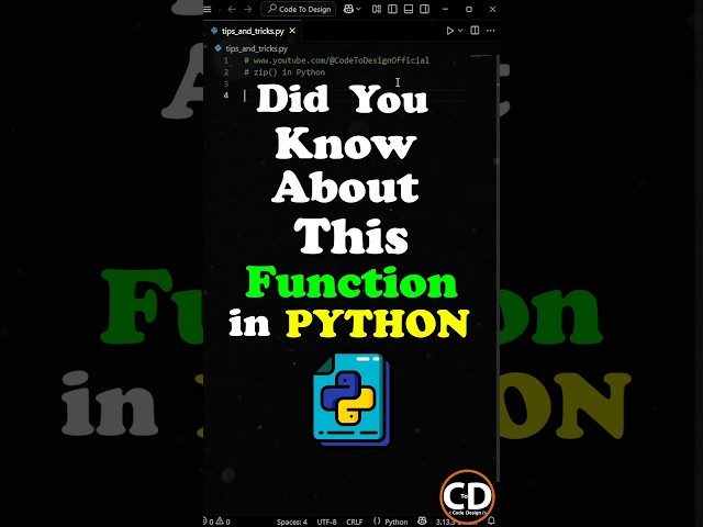 Did You Know About This Function In Python #python #coding #programming