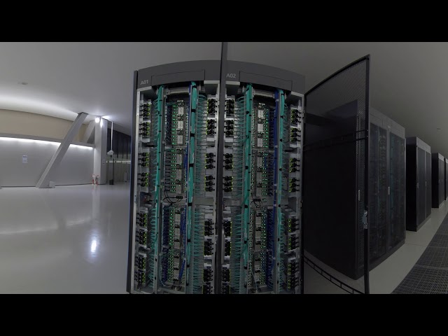 【360°】スーパーコンピュータ「富岳」のある計算機室を見てみよう（解説なし）