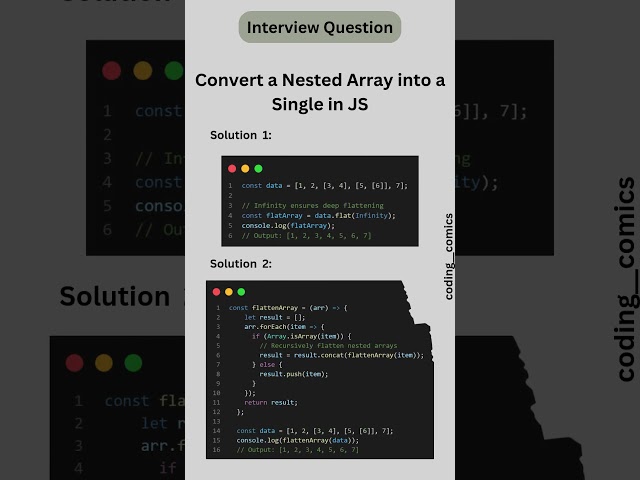 Convert Nested Array into Single in Js