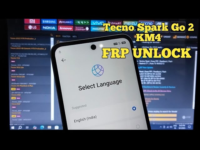Tecno Spark Go 2 (KM4) Frp Remove By Unlock Tool 100% Done - Android 14/15/16 ✅👍.