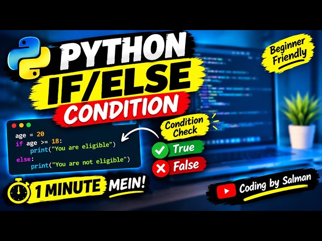 Python If Else Condition Explained | Python Beginners Tutorial