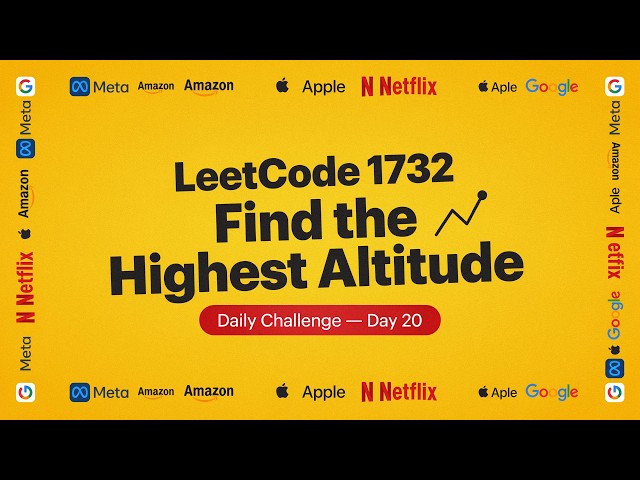 1732. Find the Highest Altitude #dailychallenge #coding #programming #python #day20 #javascript