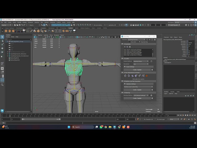 Quick Rig in Maya