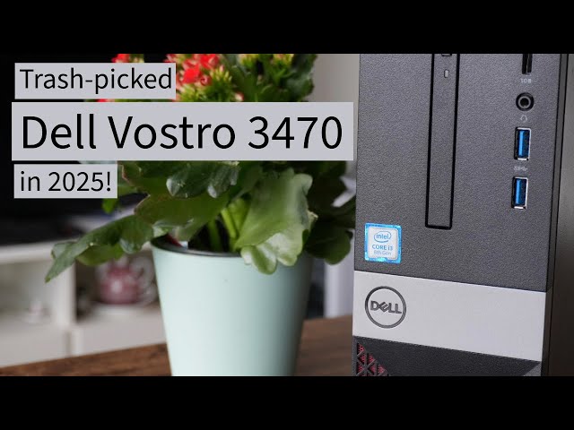 Trash Picked Dell Vostro 3470 Review: Surprisingly decent! (Intel Core i3-8100)