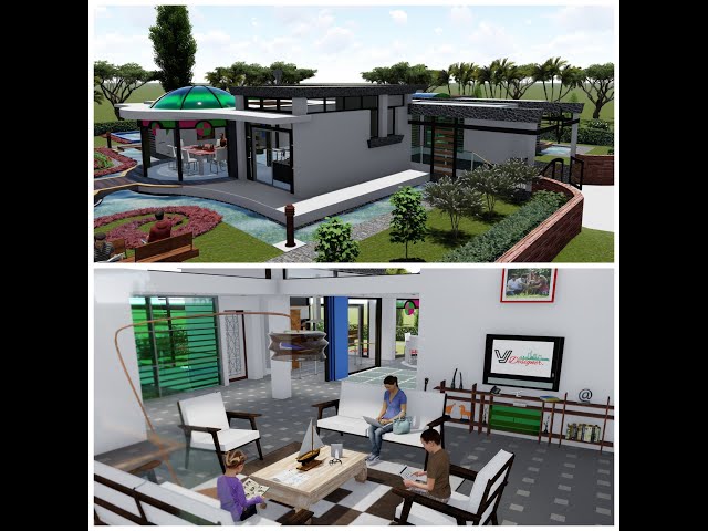 Interior and Exterior Building Design || vj building designer || 3ds Max and Lumion || April 2020