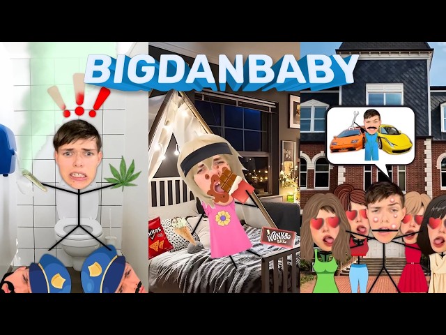 1 Hora De Los Trucos mas DIVERTIDOS de BigDanBaby 😂 Parte 55