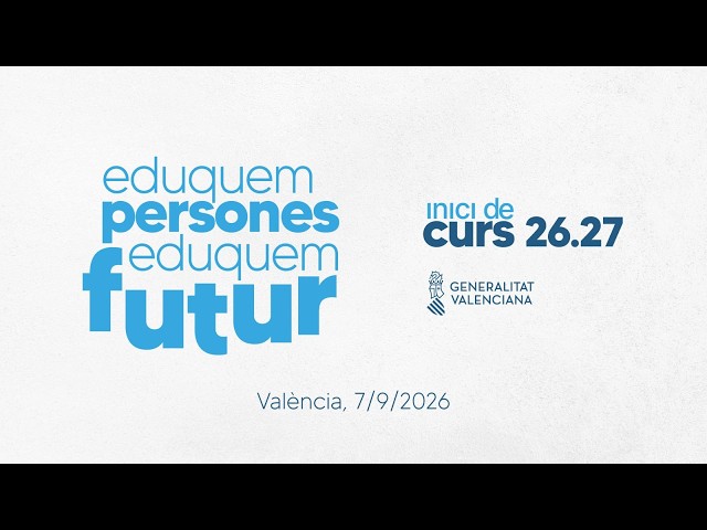 Roda de premsa Inici de Curs 26-27