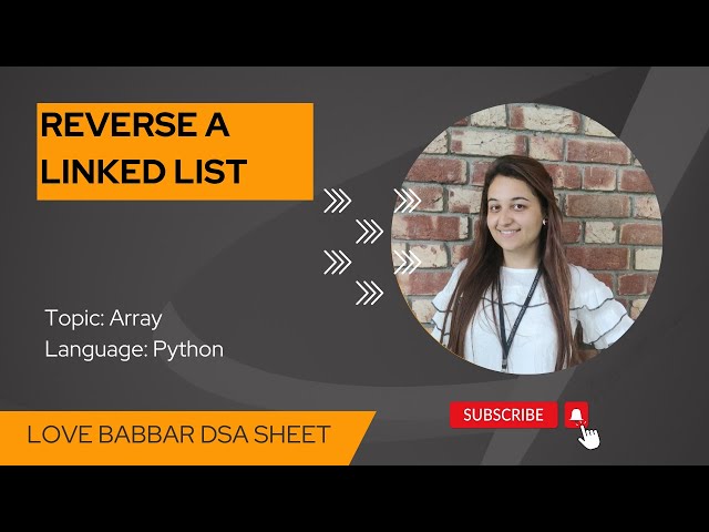 Reverse a linked list in Python