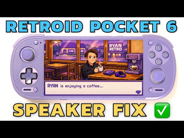 Retroid Pocket 6 Speakers Fixed ✅