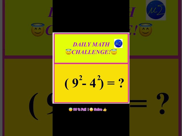 BODMAS rule Puzzle Of The Day  math tutorial 3